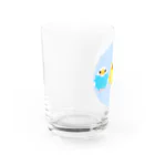 rodentのドット小鳥ズ Water Glass :left