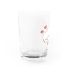 さあやの大好きな❤へ送る「むぎゅぅ」 Water Glass :left