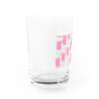 もっといける～のにじいろ三連ぽんたろう Water Glass :left