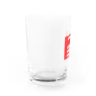 かずみちやんの一三赤背景 Water Glass :left