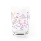 岩淵のしっぽネコグラス　カラフル Water Glass :left