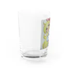 お絵描き屋の不思議の国のおてんば娘 Water Glass :left