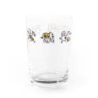 ねむいねむいうさぎ雑貨店のいぬかわいくてどうしよう Water Glass :left