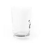 gulala2020の　　ぱんチラッとパンダ Water Glass :left
