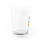 サカモトリエ/イラストレーターのコーギーとカツ丼 Water Glass :left