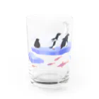 8i_ya1のおさんぽアデリーペンギン Water Glass :left