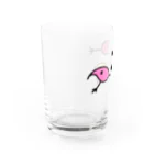 suzuriのeeeeat!のeeeeat!のキーウイ(ピンク) Water Glass :left