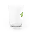 水色プリントのみつばちさーやの宅配便 Water Glass :left