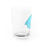 中目黒のフグであそぶイルカ Water Glass :left