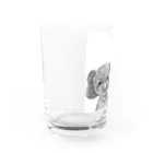 なるみ堂もりたなみこのマイペットグッズ♡ Water Glass :left