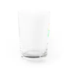 苺のクリームソーダラパン Water Glass :left