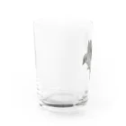 ぴろ(^O^)／のイモウトノエ(スズメ) Water Glass :left