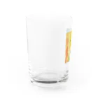 ふっかふっかひゅーんの秋のせのび Water Glass :left