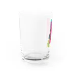 ふっかふっかひゅーんのまーたーーねー Water Glass :left