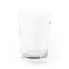 サチハコのSUGAR（sato）RED ver. Water Glass :left