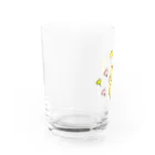 YY_risuのお花とリスグラス グラス左面
