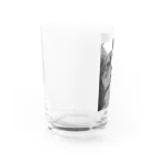 ほぼひめ。の三毛猫のひめ　4 Water Glass :left