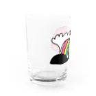 Lettle Happy Everydayのくじら Water Glass :left