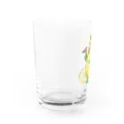 まろぽけっとのレモンくま Water Glass :left