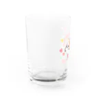 遥ん/犬顔絵　のなかよし シーズー&プードル Water Glass :left