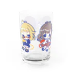 おんなどもの可愛いグッズショップの横並びおんなどもちゃん Water Glass :left