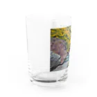 ミニ画廊ヨシデンの小滝川ヒスイ峡 Water Glass :left