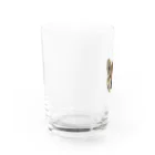 channaoの柴犬・陸 Water Glass :left