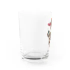 AKの子鹿　&  小鳥 Water Glass :left