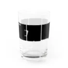 音声企画モスフロックス物販部の音声企画モスフロックスのごついロゴ Water Glass :left