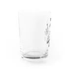 ハシビロ☆SHOPの余裕なハシビロコウ Water Glass :left