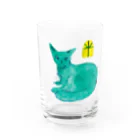 たんじあきこのあおみどりねこ Water Glass :left