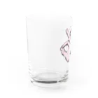 SPLASHのうさぎとかめ Water Glass :left