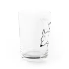 ツチブタすい臓商店のコーギー主張 Water Glass :left