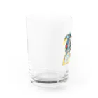 cinnamon salvareのモダンインコ Water Glass :left