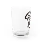 GOOD_SAKEのGOOD SAKE = グッと酒 グラス左面