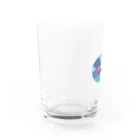 muroちのあじさい色のねむいかたつむり Water Glass :left