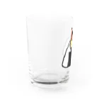 segasworksの笑顔のおむすび（天むす） Water Glass :left