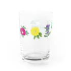 Asahi art styleの北海道の花々 Water Glass :left