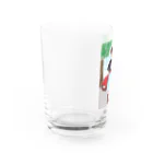 ひよこ工房のスポーツカー　気持ちいい！ Water Glass :left