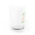 まいにち大変だけどほのぼのって大事の長老の盆栽 Water Glass :left