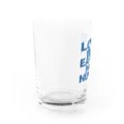 Two Doors Store  (feat.TeamLINKS）のグラス LOVE the EARTH NO NUKES Water Glass :left