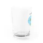 Ashidoriのハナマキトカゲ(あじさい) Water Glass :left