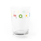 のほほん舎のあさごはんグラス（いっしゅう） Water Glass :left