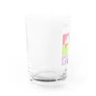 街角のお店の穴開けニャンコ Water Glass :left