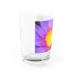 8l0のFlower drop 睡蓮 Water Glass :left