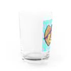 Mieko_Kawasakiの欲望のピザ🍕　GUILTY PLEASURE PIZZA HIGH HEEL Water Glass :left