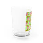 Mieko_Kawasakiの魅惑のフライドポテト🍟　GULTY PLEASURE FRENCH FRIES GREEN Water Glass :left