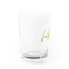 こんぺい工房の皮に滑るバナナ Water Glass :left