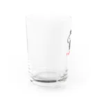 kedamamaのきりんびーる(赤) Water Glass :left