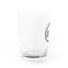 こどもはみがきのこれはお酒です(黒) Water Glass :left